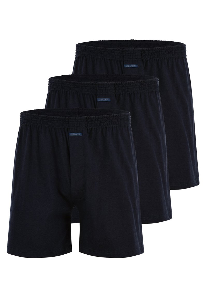Herren Unterhosen | AMMANN 3ER PACK Boxershorts night blue/blau - YO89930 Herren Unterhosen | AMMANN 3ER PACK Boxershorts night blue/blau - YO89930