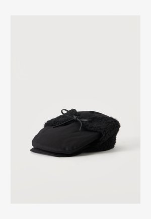 Brixton, BARREL EARFLAP UNISEX - Плетена шапка - black