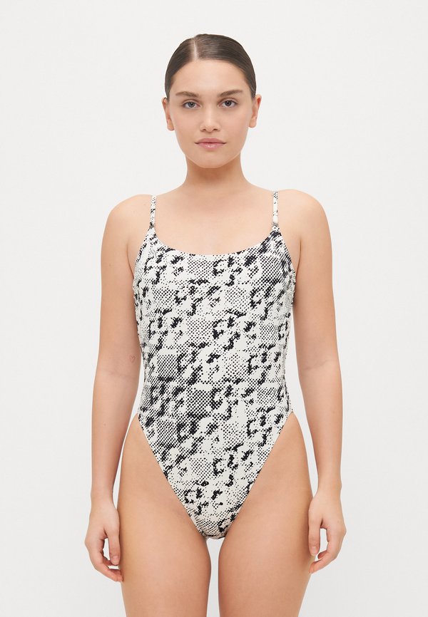 PRINTED GEMINI LINK ONE PIECE - Badeanzug - new ivory