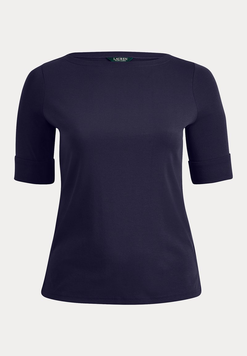 Lauren Ralph Lauren Woman STRETCH COTTON BOATNECK TEE Basic T