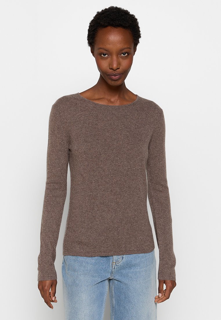 Authentic Cashmere Trui taupe Authentic Cashmere Trui taupe
