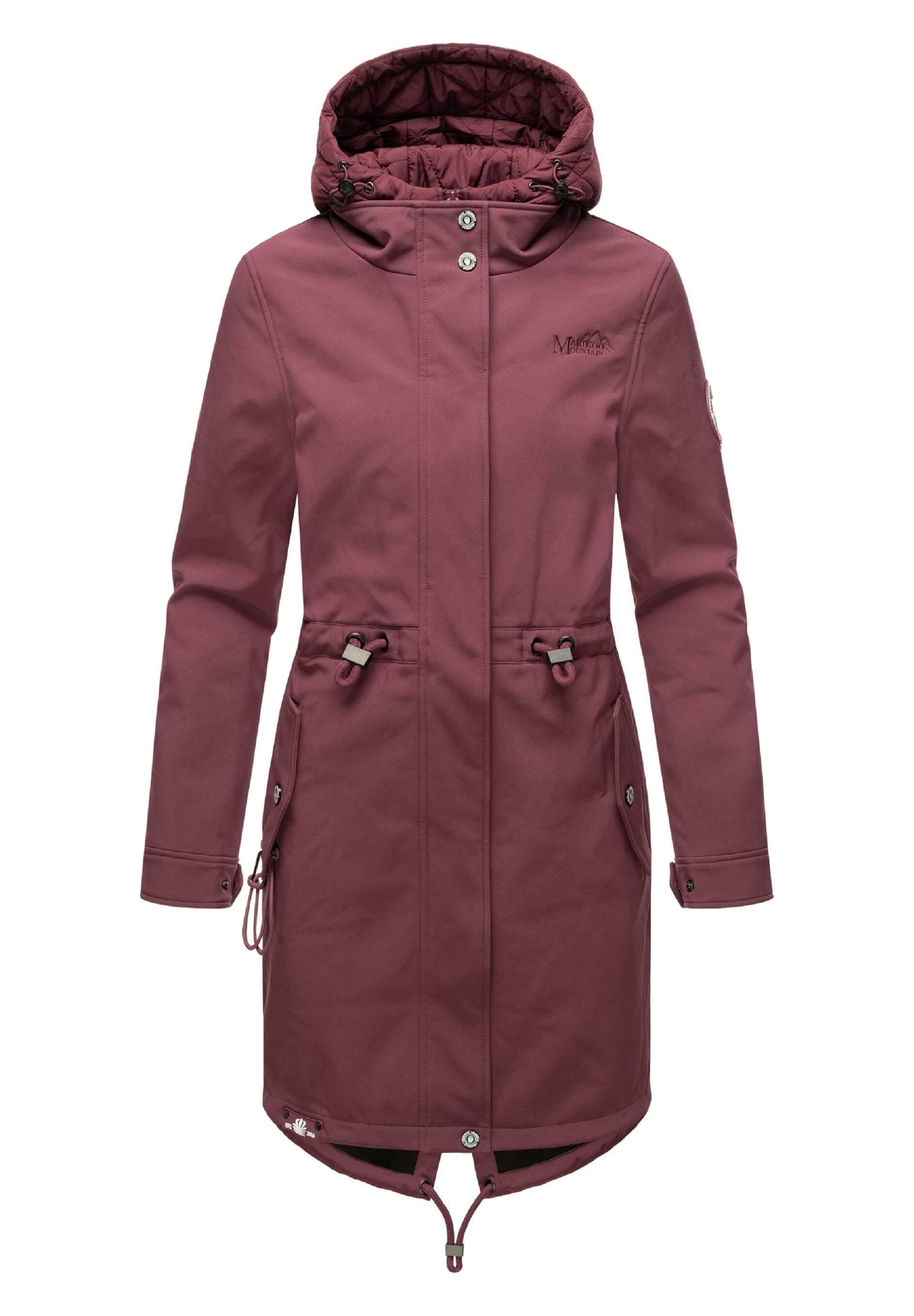 Manteau D'hiver Femme Navahoo Wooly - Style Trench Parka, Aspect Laine, Coupe Cintrée, Tailles XS à 3XL - 3