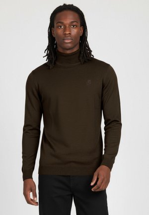 TURTLENECK - Trui - black brown