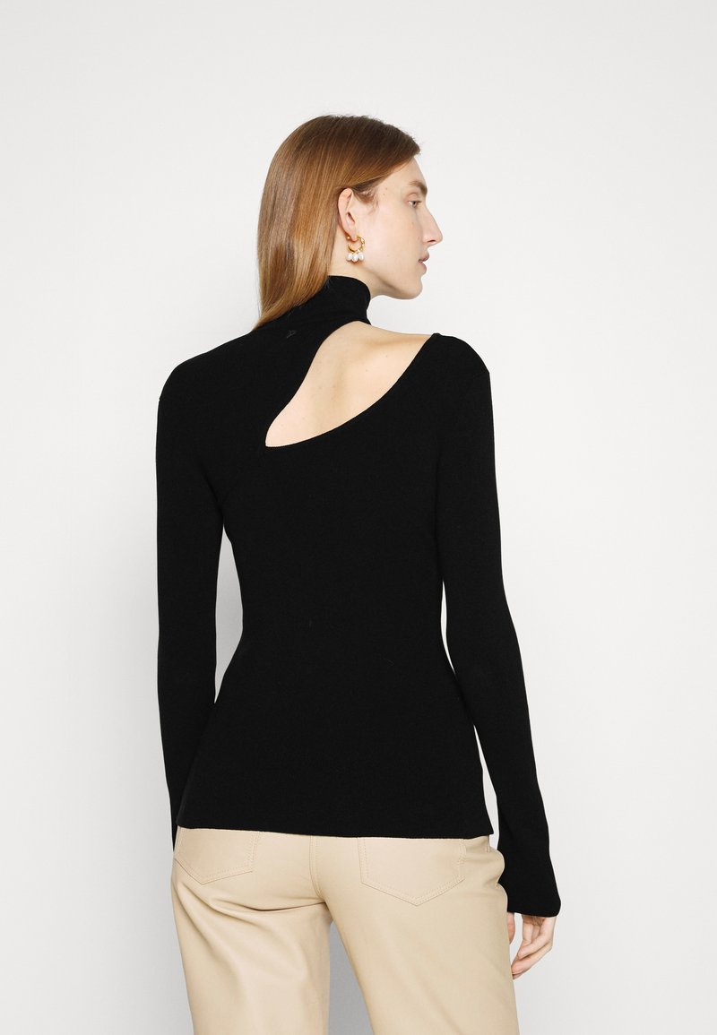 Damen Strickjacken | Dondup COLLO ALTO Strickpullover black/schwarz - VZ78949 Damen Strickjacken | Dondup COLLO ALTO Strickpullover black/schwarz - VZ78949