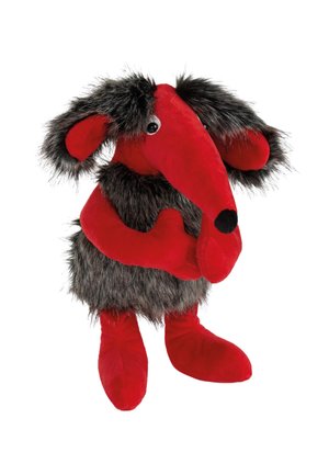 sigikid ZONK  KULTIGE TROSTPREIS DER SHOW
 - Cuddly toy - rot anthrazit