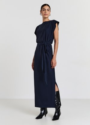 Calliope LUNGO CON NODO - Vestito lungo - blu notte