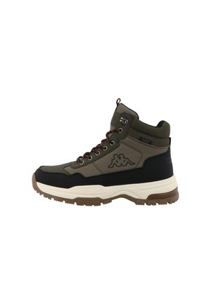 MID - Šněrovací kotníkové boty - khaki