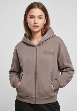 Sublevel, Zip-up sweatshirt - brown