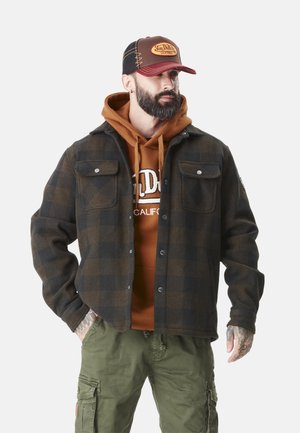 À CARREAUX PEPPER - Veste légère - marron