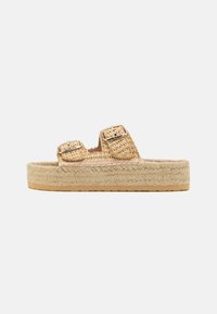 Platform sandals - natural
