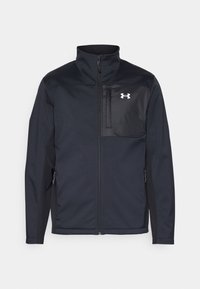 SHIELD JACKET - Softshelljas - black/white