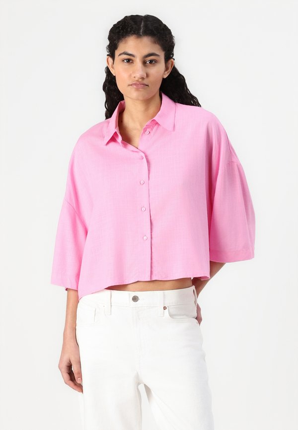 ONLASTRID LIFE CROP SHIRT - Button-down blouse3