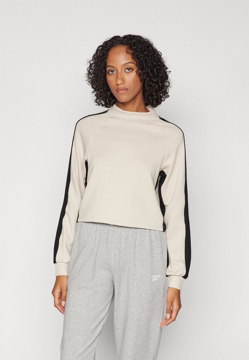 ONLY Play ONPKAM LIFE SHORT - Sweater - pumice stone/black