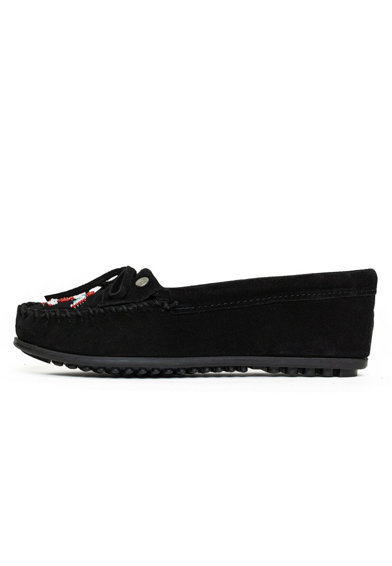 minnetonka Mocassins zwart minnetonka Mocassins zwart