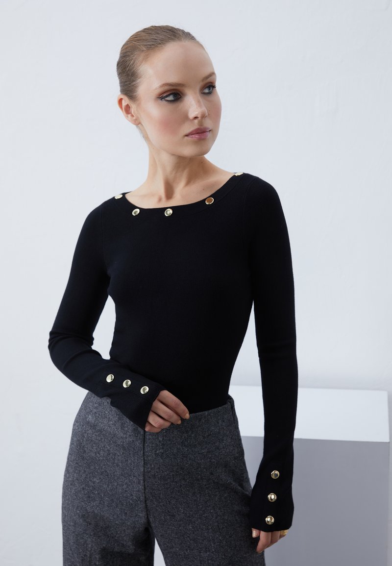 Anna Field by Zalando - Striktrøje - black, Forstør