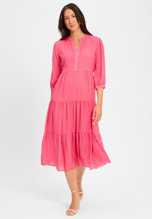 Shirt dress - pink/orange