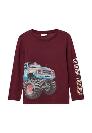 Langarmshirt - bordeaux