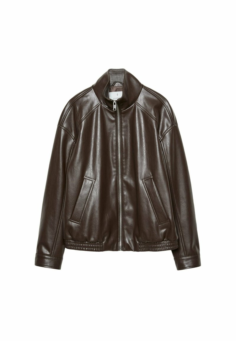 Chaqueta de cuero sintético