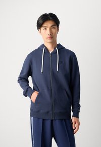 Scotch & Soda FULL ZIP LOGO HOODIE - Zip-up sweatshirt - sky captain