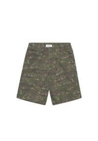 Les Deux - RYDER - Kratke hlače od trapera - chive green/summer melon Minijatura 1