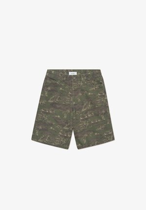 Les Deux RYDER - Short en jean - chive green/summer melon