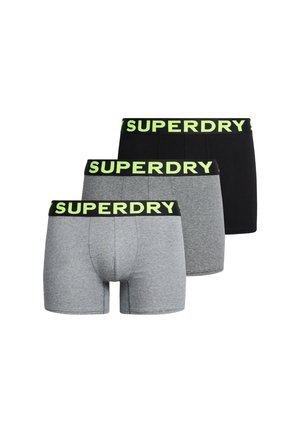 3ER PACK - LOGOBUND  - Boxer Briefs - ath grey feeder blk stripe blk