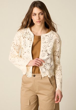 Oltre CARDIGAN CORTO - Gilet - bianco