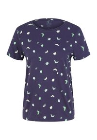 TOM TAILOR Print T-shirt - navy abstract dot print