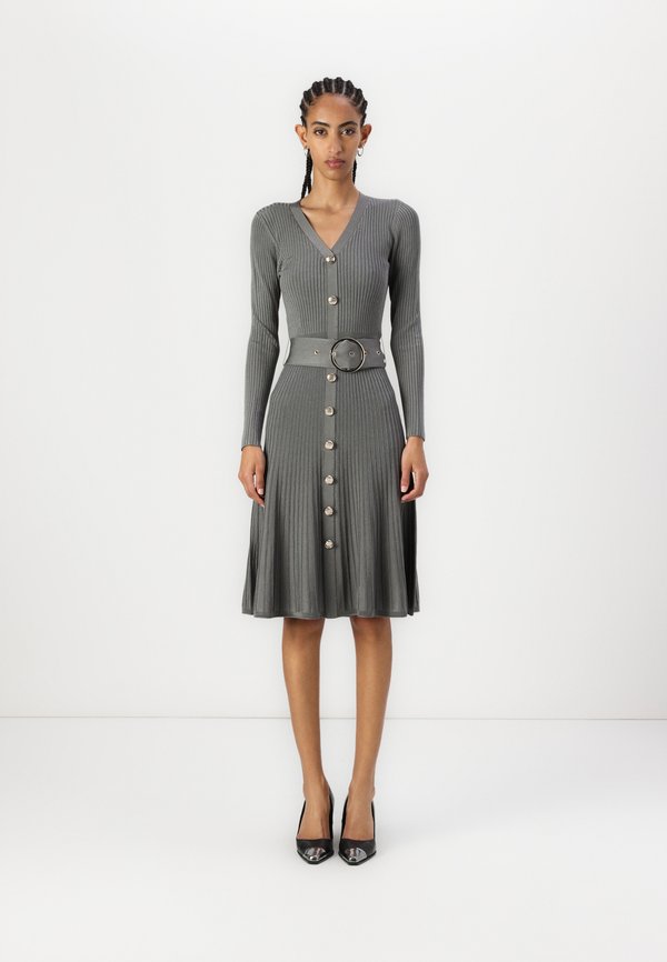 NEW DILETTA DRESS - Jumper dress - stone olive