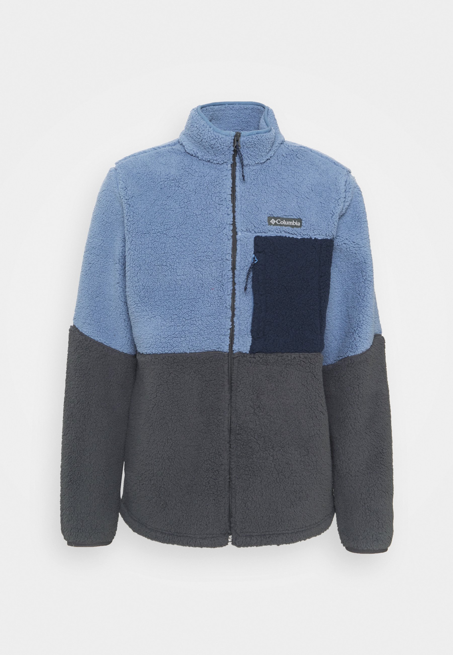 columbia navy fleece jacket