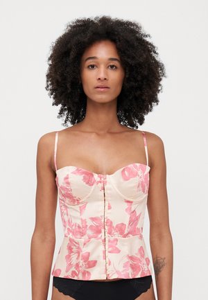 KIKI DE MONTPARNASSE PAPILLON ET ORCHIDEE CORSET - Corset - pink