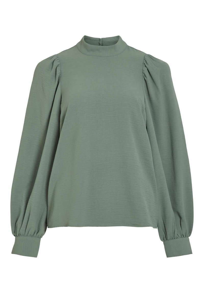 Vila Blouse groen gemêleerd Vila Blouse groen gemêleerd