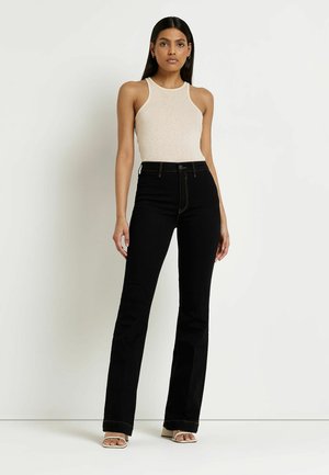 Bootcut jeans - black