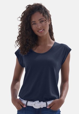 KURZARM - Basic T-shirt - navy