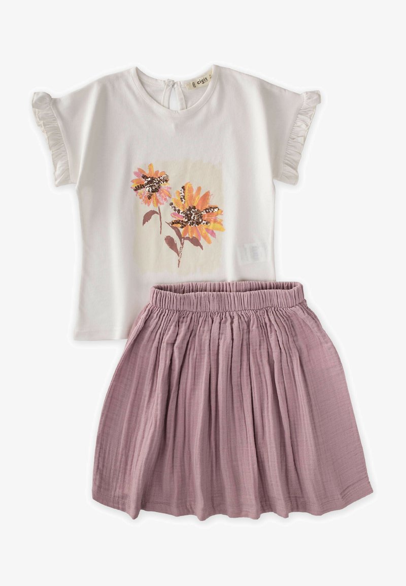 Cigit SET - A-snit nederdel - lilac