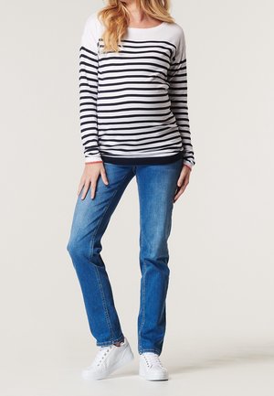 Slim fit jeans - mottled light blue