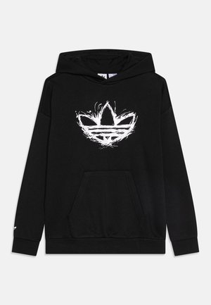 LOOSE HOODIE JUNIOR UNISEX - Mikina s kapucňou - black