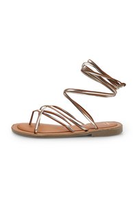 T-bar sandals - marrone