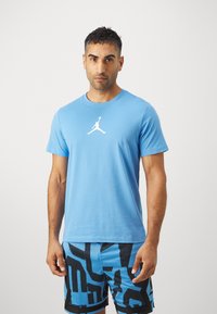 Jordan JUMPMAN SHORT SLEEVE CREW - Spordi T-särk - legend blue/white