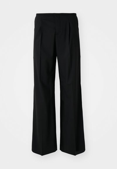 032c OFFICE ATTIRE' WIDE LEG PANTS - Pantalones - black