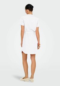JDY MIDI - Vestido camisero - bright white