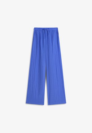 Twist, TWIST PANTS TEXTURED WIDE LEG PANTS - Pantalon classique - sax