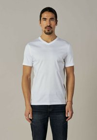 Mos Mosh Gallery V NECK  - T-shirt basic - white