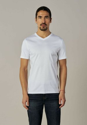 Mos Mosh Gallery V NECK  - Osnovna majica kratkih rukava - white