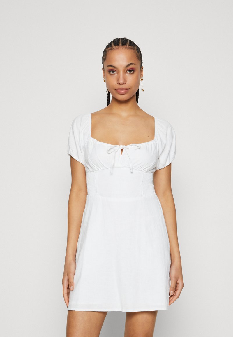 Hollister Co. SOFIA DRESS - Robe de jour - bright white/blanc - ZALANDO.FR