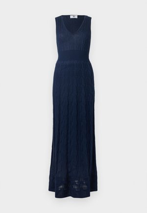 LONG V NECK SLEEVELESS DRESS - Robe longue - navy tones