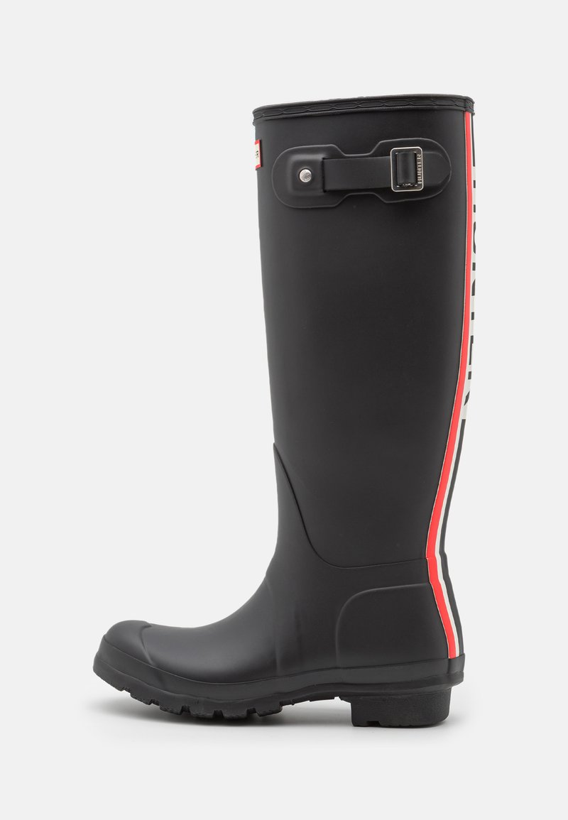 Stivali Hunter Original Tall In Gomma Naturale Donna - Impermeabili, Realizzati A Mano, FSC Certified - Tacco 1,5cm