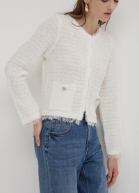 Calliope BOUCLE - Cardigan - blanc