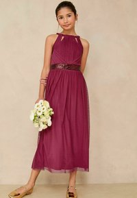 Lipsy REGULAR FIT CUT OUT - Kokteilikleit/peokleit - burgundy red