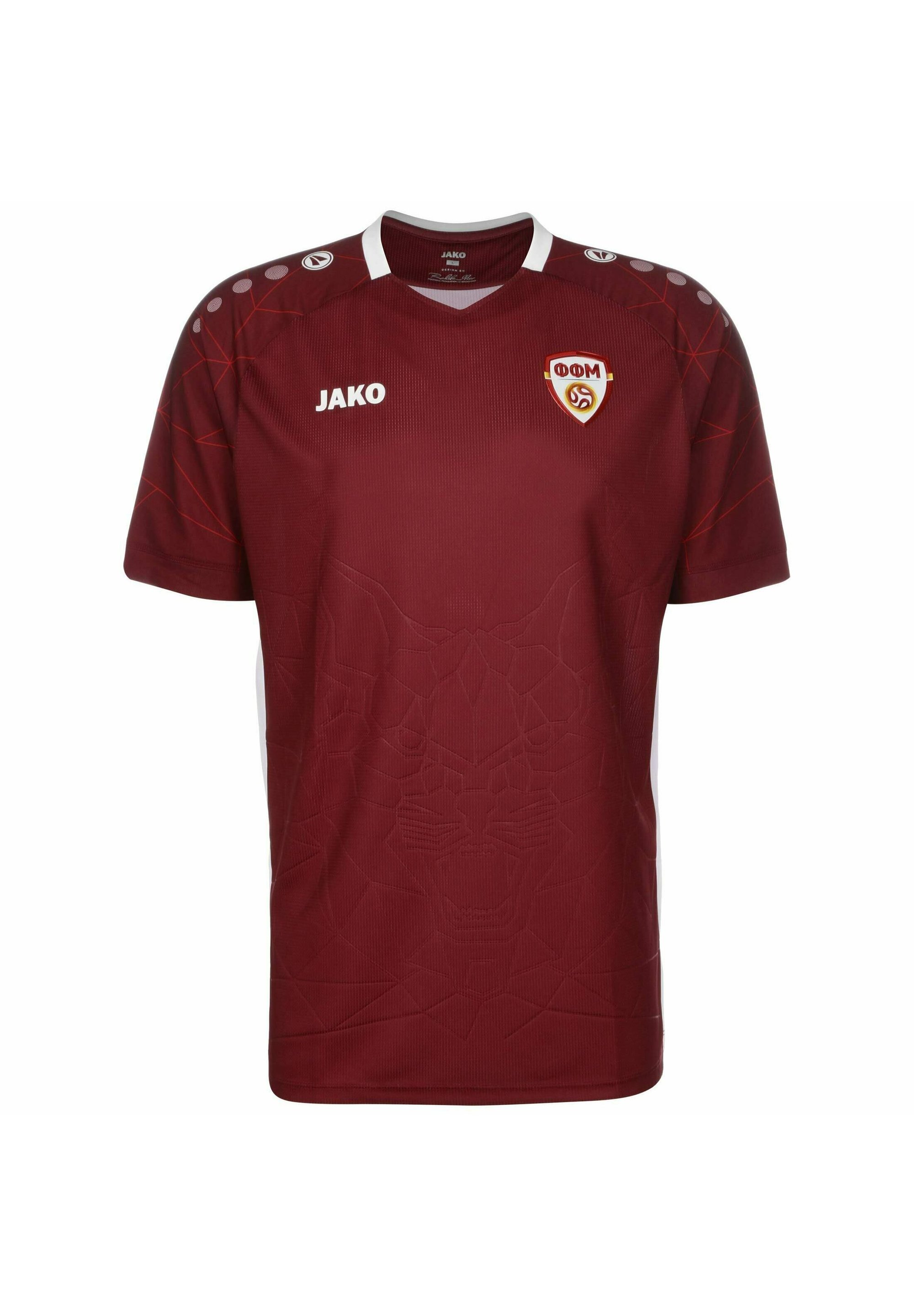 NORDMAZEDONIEN - Camiseta deportiva - wine red/burdeos Zalando.es
